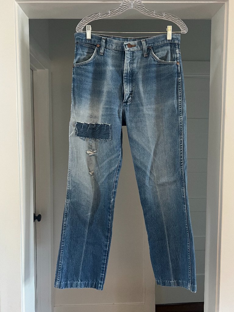 Vintage Patched Up Wrangler Jeans